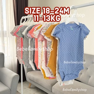 Size 18-24m bodysuit cộc tay cho bé xuất dư carters, body chip bé gái 11-13kg - tnbg