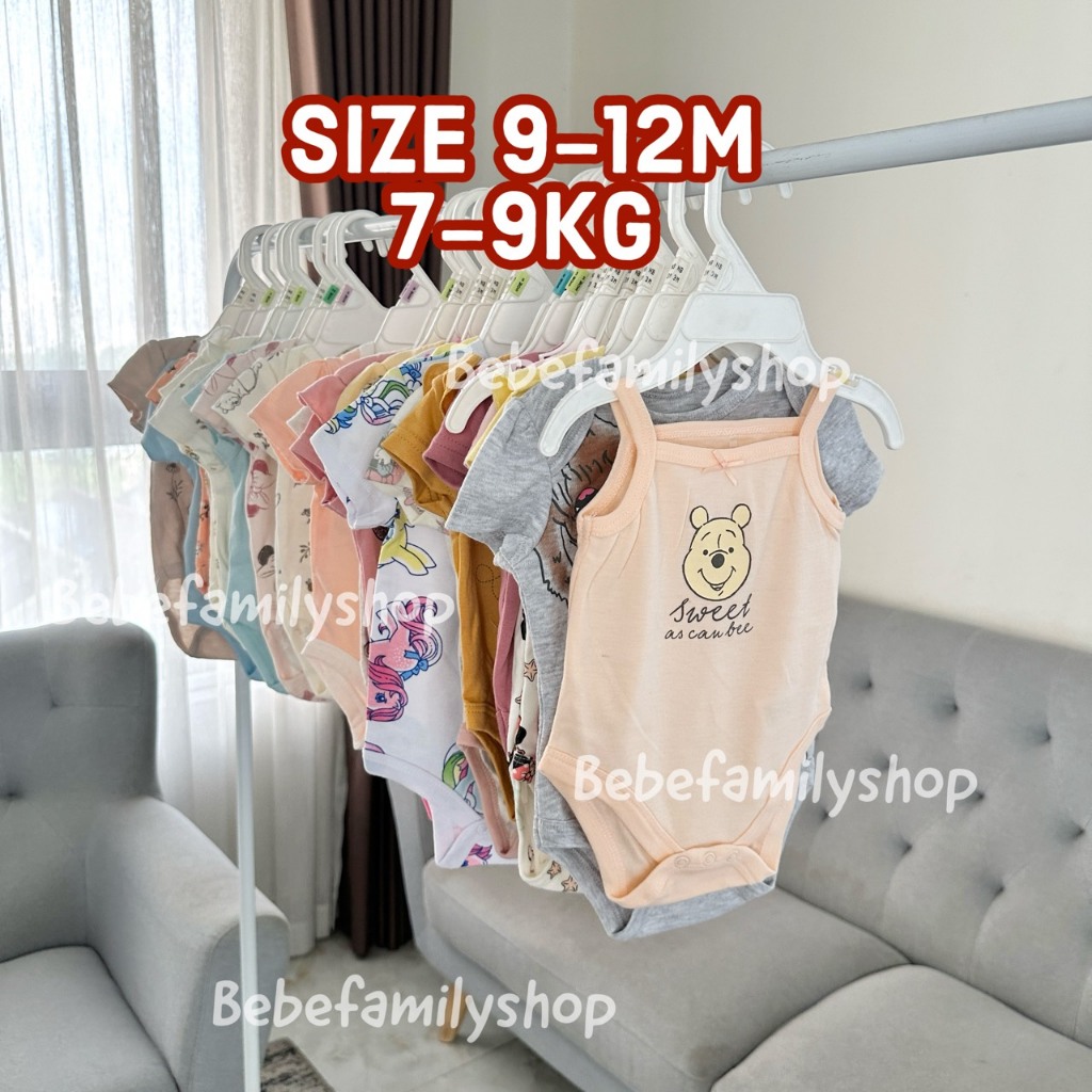 Size 9-12M body chip cho bé gái xuất dư Carter 7-9kg bodysuit cho bé - TNBG