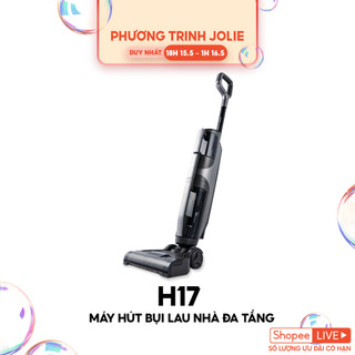 Máy hút bụi lau nhà ướt khô không dây thế hệ mới lực hút 18000PA Jetzt series H17
