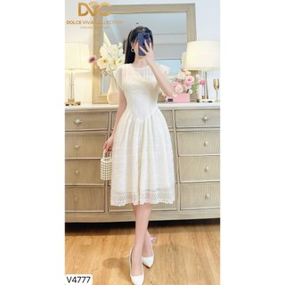 V4777 Váy Dự Tiệc Thiết Kế Cao Cấp Dáng Xòe Siêu Tôn Dáng thiết kế cao cấp - CHÍNH HÃNG DVC