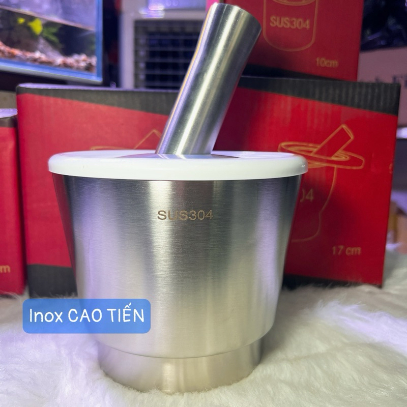 Cối chày Inox 304 size ĐẠI