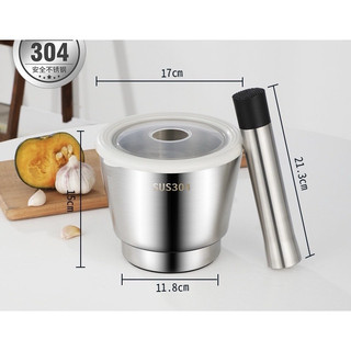 Cối chày Inox 304 size ĐẠI