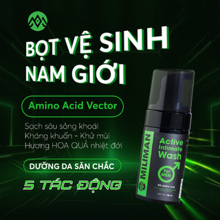 Bọt Vệ Sinh Nam Giới Cao Cấp MILIMAN Dung Tích 100ML