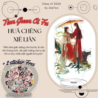 Standee Thiên Quan Tứ Phúc tượng đứng acrylic Hoa Liên || Có Sẵn