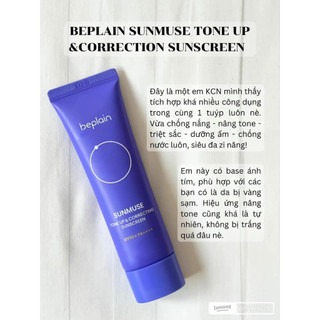 Kem chống nắng Beplain Sunmuse SPF 50+ và PA++++ 50ml