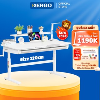 Bàn Học Hiện Đại DERGO iSmart H120 Bàn Học Thông Minh Chống Gù Chống Cận NEW 2024