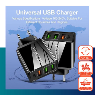 Củ Sạc 4 Cổng 36W Hỗ Trợ Sạc Nhanh