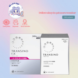   Mã ICBFRI300 giảm 10% đơn 250K  Hộp Trắng - Viên Uống Sáng Da Giảm Nám Transino 