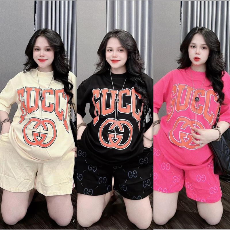 Bộ đùi áo form rộng ảnh thật