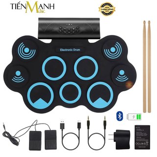 Trống điện tử 9 mặt konix md868 - usb electronic drum kit ultra portable 9 pad digital
