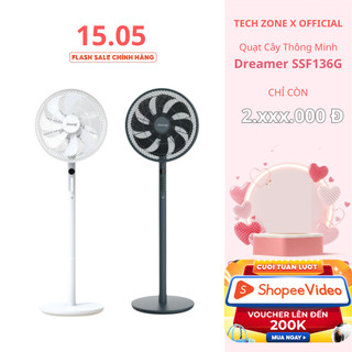 Quạt cây thông minh, điều khiển bằng giọng nói dreamer dha-ssf136g
