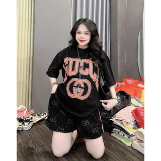 Bộ đùi áo form rộng ảnh thật