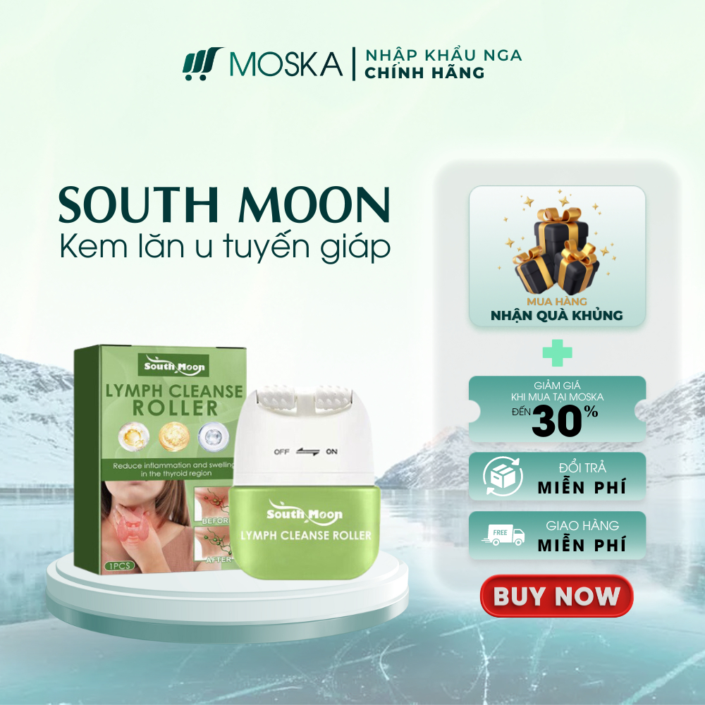 Kem Lăn Thảo Dược U Tuyến Giáp - Đánh Tan U Tuyến Giáp -Thanh Lăn Massage Làm Mềm Loại Bỏ U Tuyến Giáp SOUTH MOON| Moska