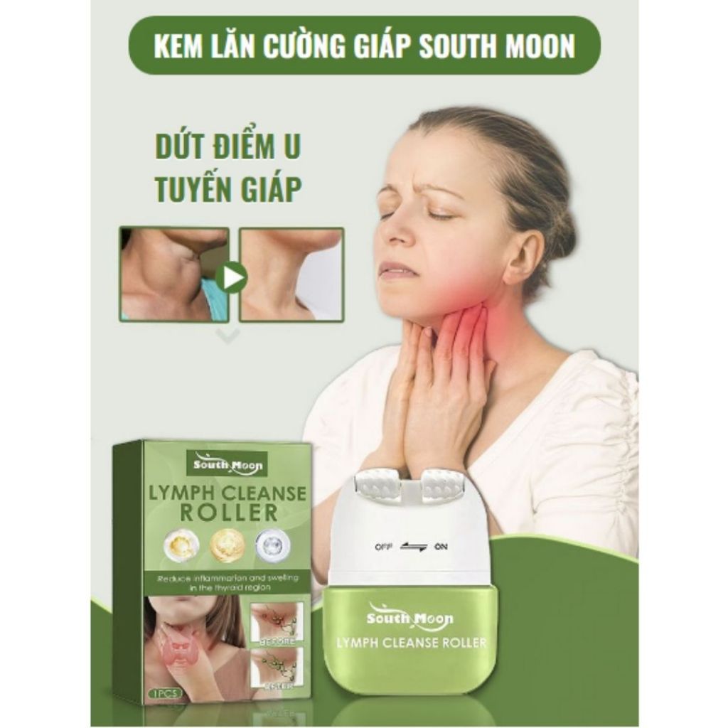 Kem Lăn Thảo Dược U Tuyến Giáp - Đánh Tan U Tuyến Giáp -Thanh Lăn Massage Làm Mềm Loại Bỏ U Tuyến Giáp SOUTH MOON| Moska