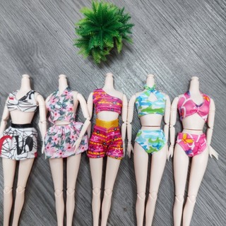Bộ đồ bơi nam,nữ ,bikini dễ thương cho búp bê barbie 30cm