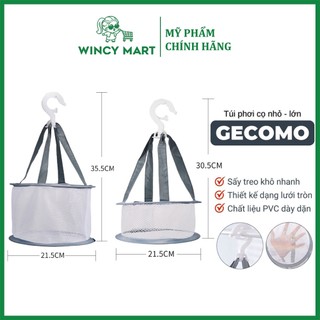 Túi Lưới Phơi Cọ Makeup, Mút Trang Điểm Gecomo Có Thể Gấp Gọn Xoay 360, 2 Size Lớn Nhỏ Có Móc Treo Dễ Phơi - Wincy Mart