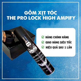 Gôm xịt tóc keo vuốt tóc giữ nếp siêu tốt The Pro Lock High Ampify 420ml