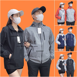 Áo Khoác Gió Nam Nữ 2 lớp mẫu HOT. Vải cao cấp tráng bạc, tráng gương. Chống gió, cản nước, chống nắng, chống bụi.