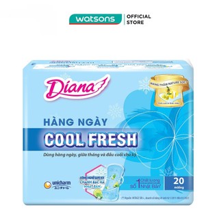 Băng Vệ Sinh Diana Hàng Ngày Sensi Cool Fresh 20 Miếng