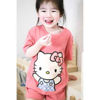 Combo 2 bộ KITTY hồng trắng bé gái 😍