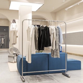 Sào/Giá/Kệ Inox Treo Quần Áo Chân To, Bo Góc bằng chất liệu inox 304 không rỉ