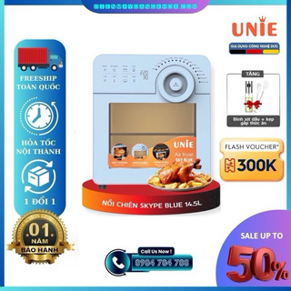Nồi chiên không dầu unie sky blue