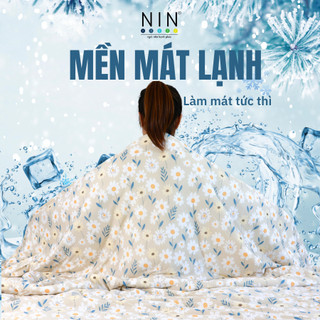  Mền lạnh I Cool Advance NIN House NM8013 1m6x2m1 hoa cúc nhí nền vàng nắng nhẹ nhàng | Chăn chầnnhàng
