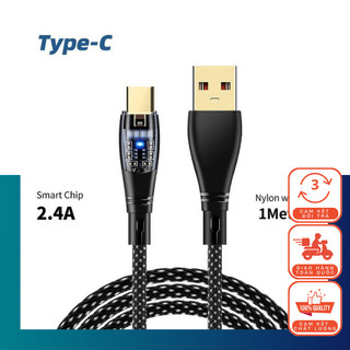 Cáp Sạc Nhanh PD 66W Chất Liệu Dù Chống Đứt Gãy, Dài 1M