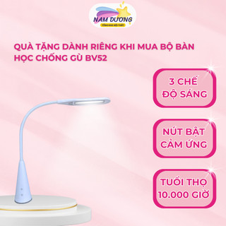 (Quà tặng không bán) Đèn học chống cận Nam Dương D008 Đèn học 3 chế độ sáng Nút cảm ứng