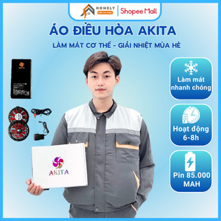 Áo Điều Hòa Cao Cấp, Dung Lượng Pin Khỏe Dùng 12H - 20H  Quạt 18v  9 Cánh Thời Lượng Sử Dụng Pin Dài, Tuổi Thọ Cao