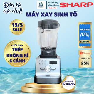 Máy xay sinh tố Sharp SH-20 công suất 2400w - 2L dùng cho gia đình, nhà bán hàng - BH 12 tháng