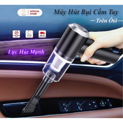 Máy Hút Bụi Không Dây Cầm Tay Trên Ôtô Energy Green Lighting HB-660 - Lực Hút Mạnh - Dung Tích 0.5L - Công Suất 120w