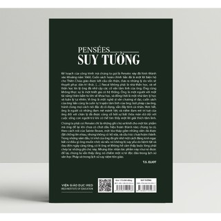 Sách - Suy Tưởng - Pensées (Blaise Pascal) - IRED Books