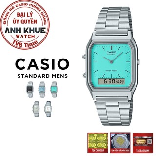 Đồng hồ unisex dây kim loại Casio chính hãng AQ-230 Series (tay nam nhỏ và nữ)