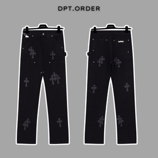 (Best quality) Quần jeans Chrome Hearts Double Knee Carpenter Jean