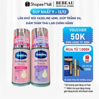 Lăn khử mùi vaseline 45ml giúp trắng da, giảm thâm thái lan chính hãng - TV169