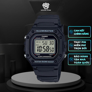 Đồng Hồ Unisex Casio W-218H-1A Hàng Chính Hãng