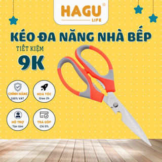 Kéo đa năng nhà bếp - Kéo làm bếp K024 cắt thức ăn, khui nắp chai