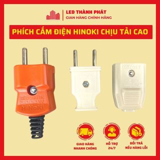 Phích Cắm ĐIỆN HiNoki mua 1 lần dùng 1 đời, Phích chịu tải siêu bền bếp từ bếp lẩu hàng chính hãng