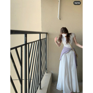 SET TRẮNG ÁO + CHÂN VÁY MIDI