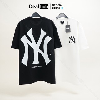 Áo thun new era ny big logo in kỹ thuật số form oversize