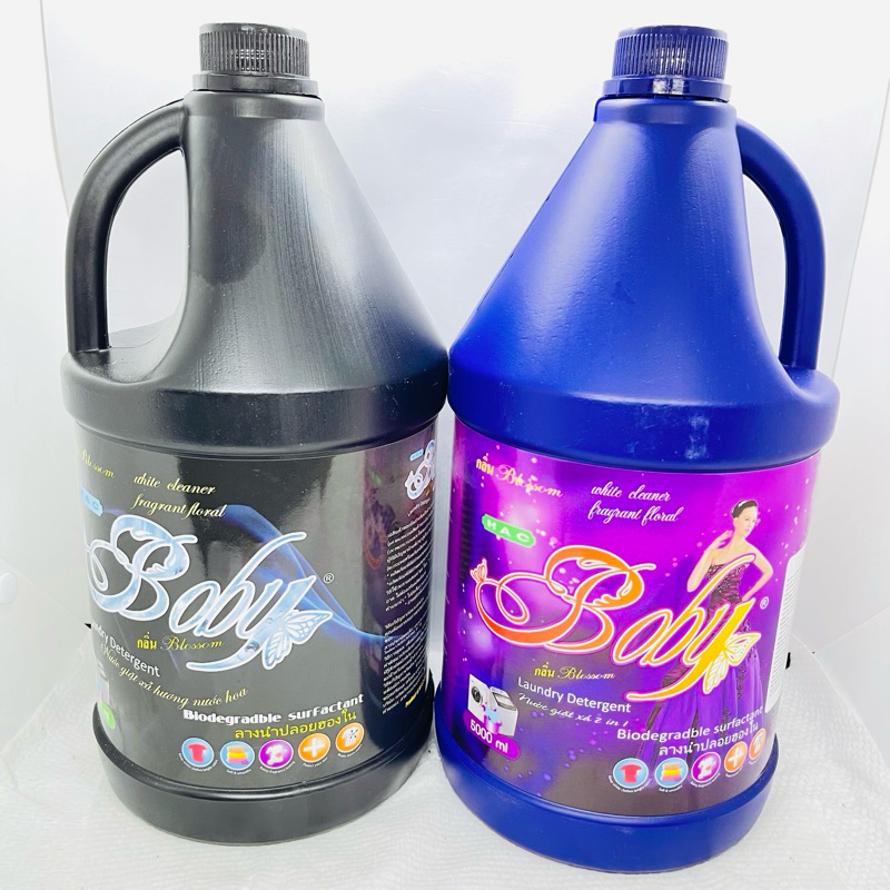 Nước Giặt Xả Boby Đen/ Tím 5000ml
