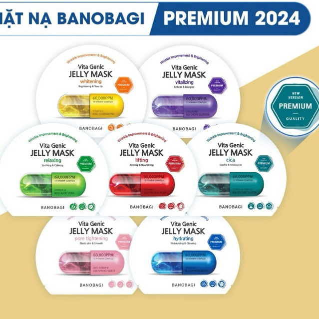 (Combo 3 miếng) Mặt nạ giấy Banobagi 30ml