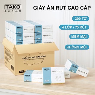 Giấy ăn gấu trúc thùng 30 gói, giấy ăn organic hàng cao cấp thùng mềm mịn và tiện lợi, cao cấp