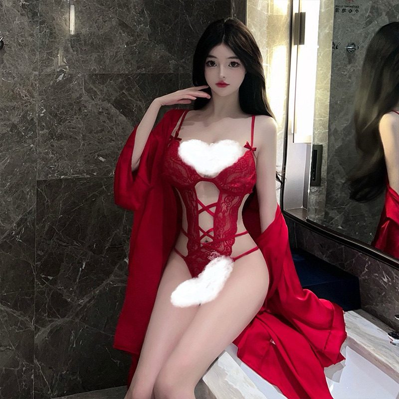 Bộ bodysuit ren đan xẻ đáy gợi cảm MS8210 ( không kèm choàng) | BigBuy360 - bigbuy360.vn