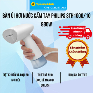 Bàn ủi hơi nước cầm tay philips sth1000/10 980w - hàng chính hãng