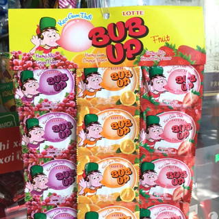 Kẹo gum thổi bob up lotte lẻ 1 cái