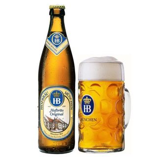 Bia hb hofbrau munchen original 5.1% - nhập khẩu đức - 1 chai 500ml