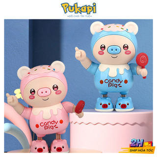 Đồ chơi heo nhảy múa con heo robot heo nhảy thú nhảy cho bé con heo đồ chơi con heo nhảy múa - đồ chơi cho bé pukapi