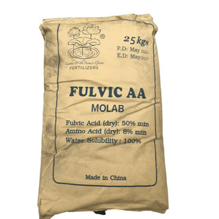 Phân bón acid fulvic bao 25kg - giúp cây trồng phân chia cành, rễ cực mạnh, hiệu quả nhanh sau 7 ngày
